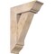 Ekena Millwork Traditional Traditional Smooth Bracket w/ Offset Brace, Douglas Fir, 7 1/2"W x 22"D x 30"H BKT0806X22X30TRA01SDF - alternate 1